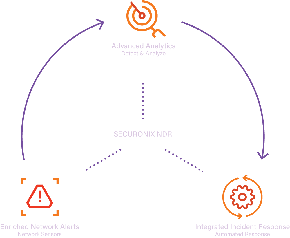 network visibility NDR diagram